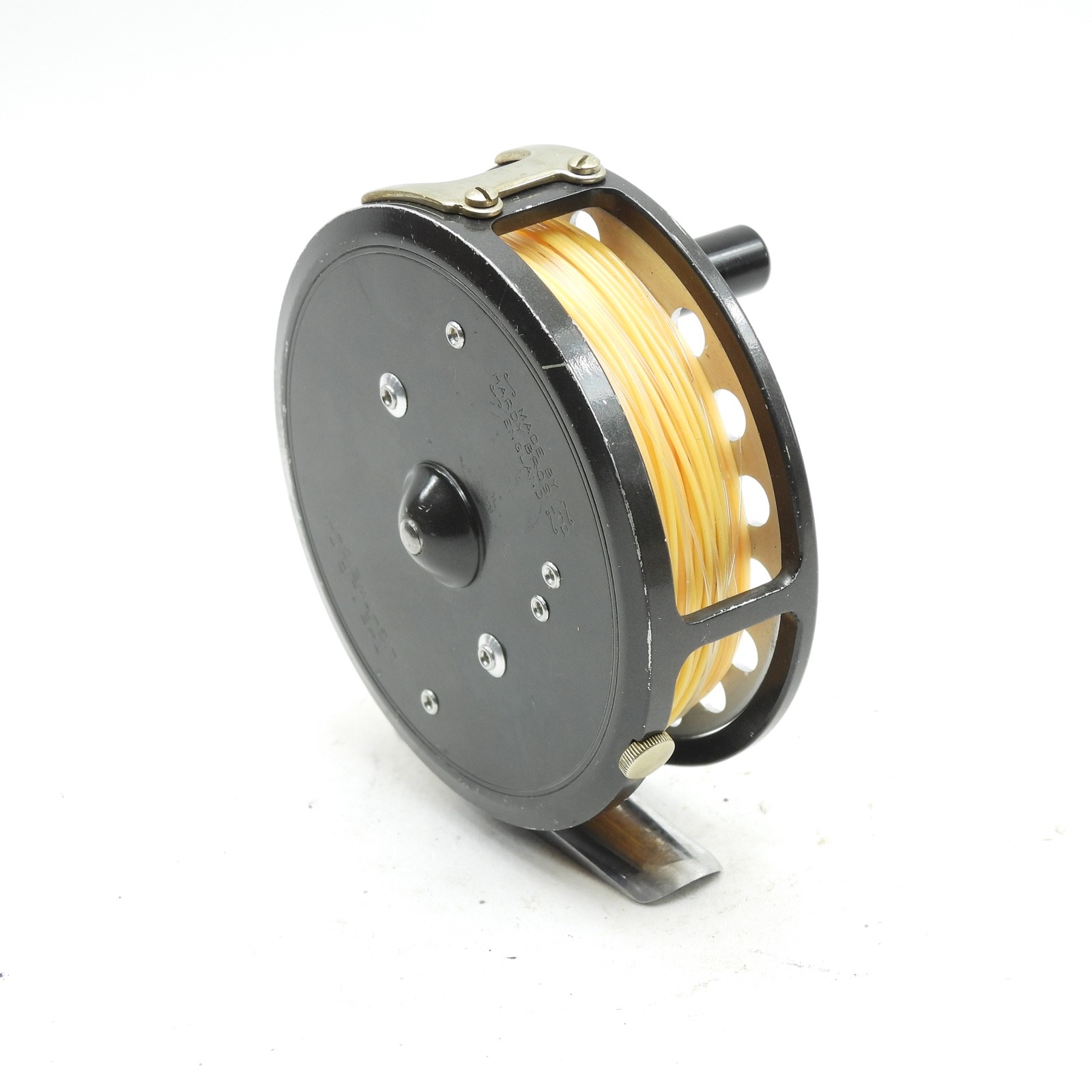 Hardy L.R.H Lightweight Fly Reel. Made in England. Two-Screw Guard.