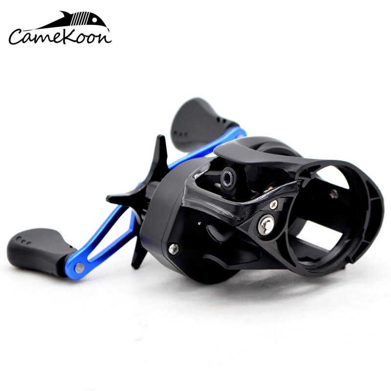 CAMEKOON Low Profile Baitcasting Fishing 20LB Drag 7.3:1 Gear Ratio Casting Reel