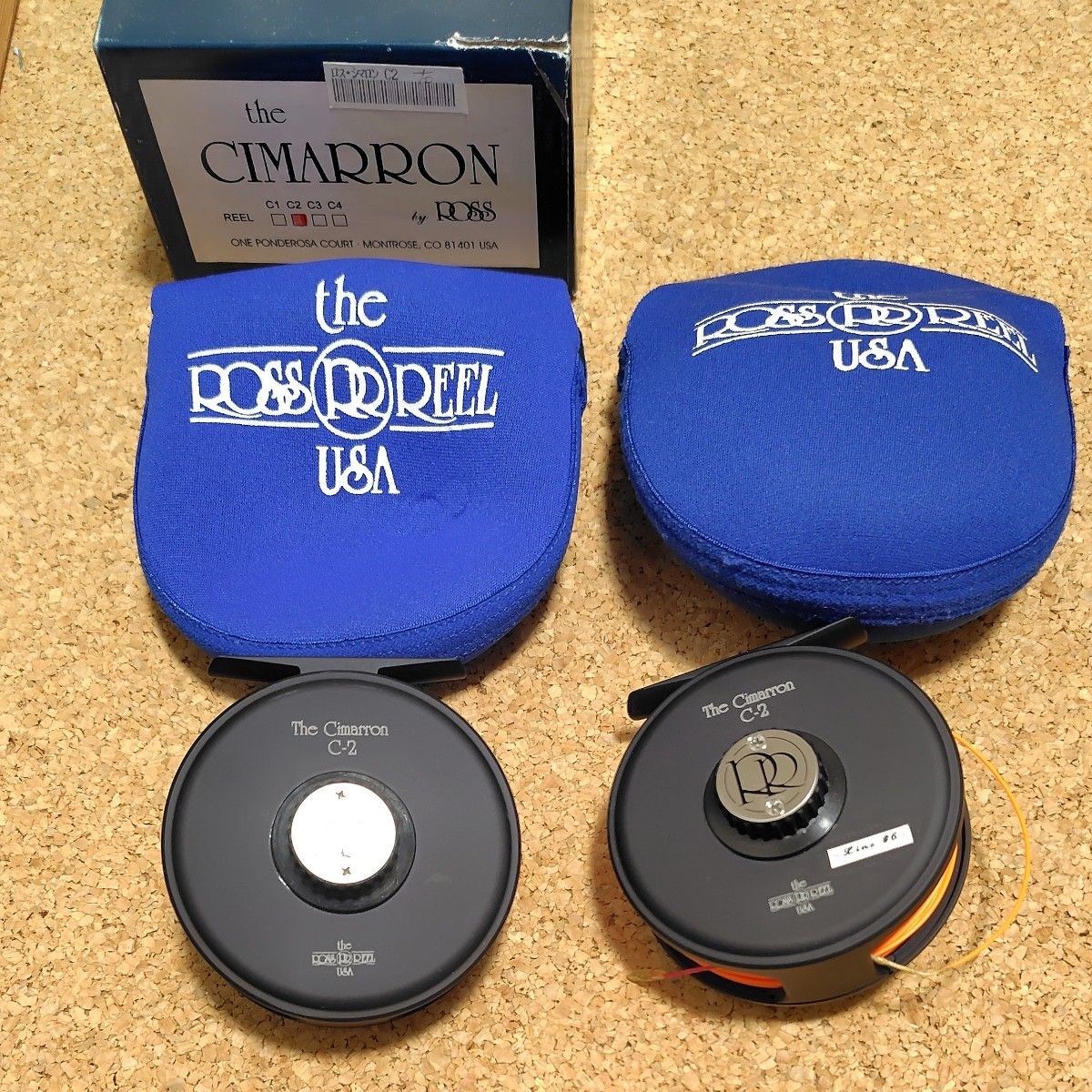 ROSS REEL The Cimarron C-2 Fly Reel Made in USA 2 pcs