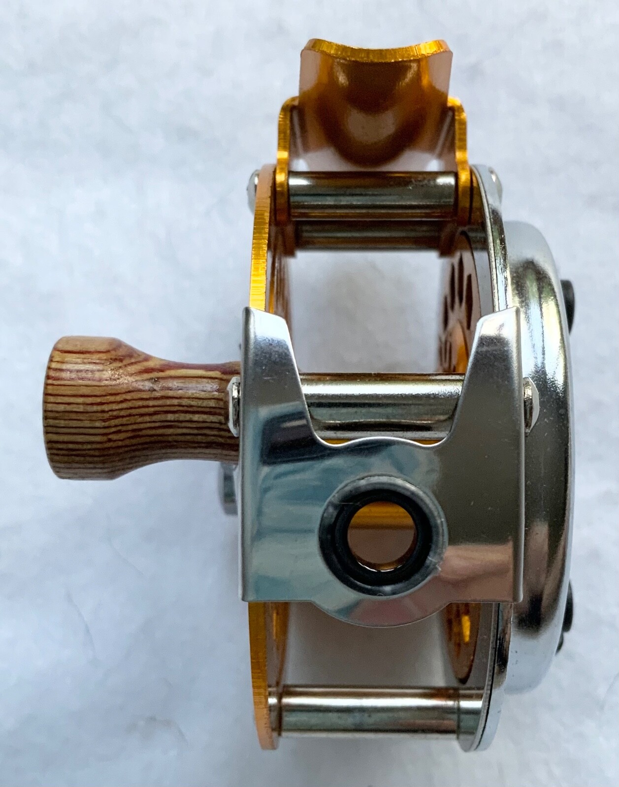 Seaknight Gold Faced Anodized Aluminum Fly Fishing Reel – 60mm
