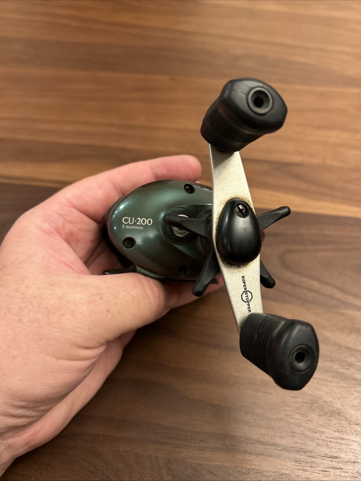 vtg Shimano Bantam Curado CU-200 Right Handed Baitcast Reel L19