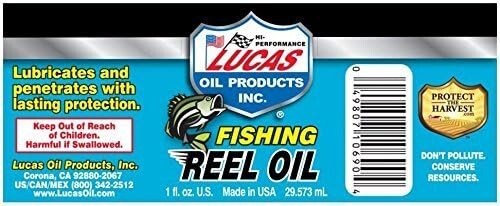 2 – Lucas Fishing Reel Oil 10690