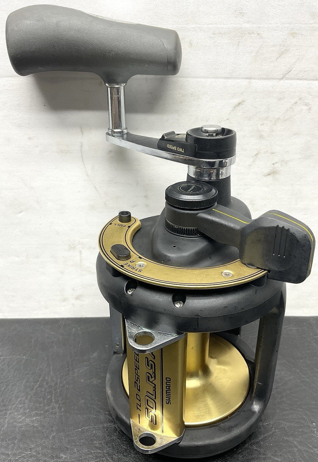 Shimano TLD – 50LRSA – 2 Speed Lever Drag – Trolling Reel Gold (30724)