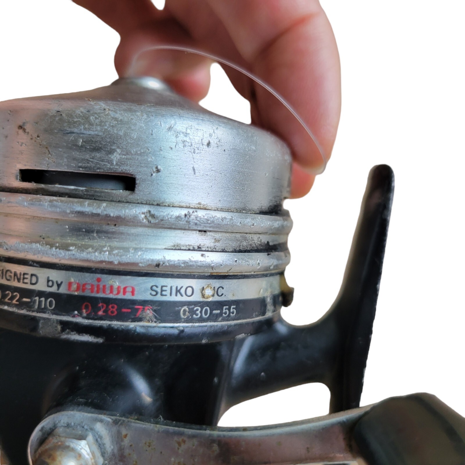 Vintage Fishing Spin Cast Reel Designed by Daiwa Seiko 9300c Mark of Precision.