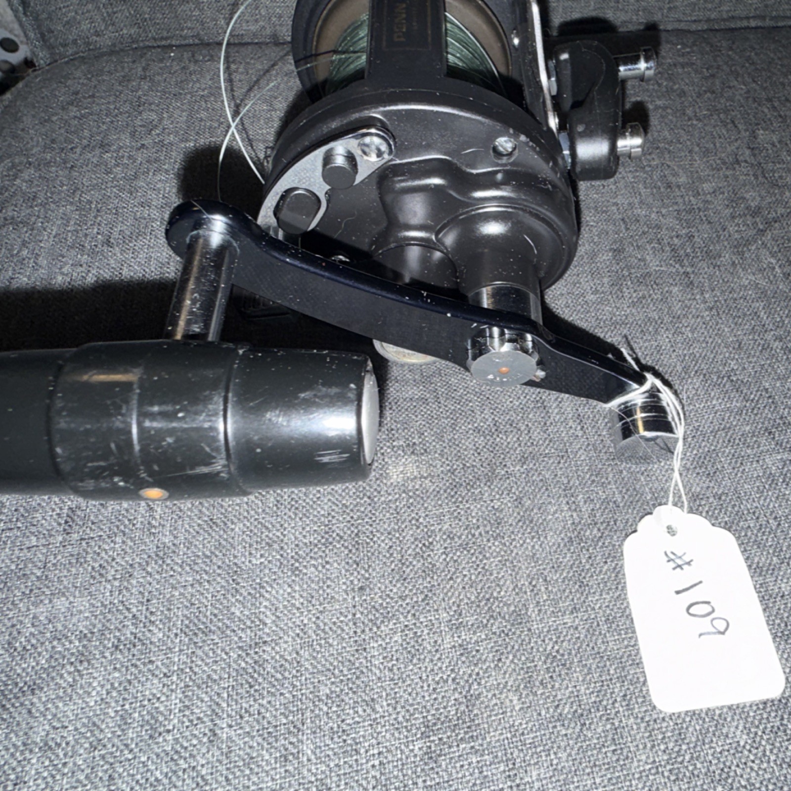 Penn 25 GLS Graphite Lever Drag Fishing Reel 4 Bearings 3.4:1 Black
