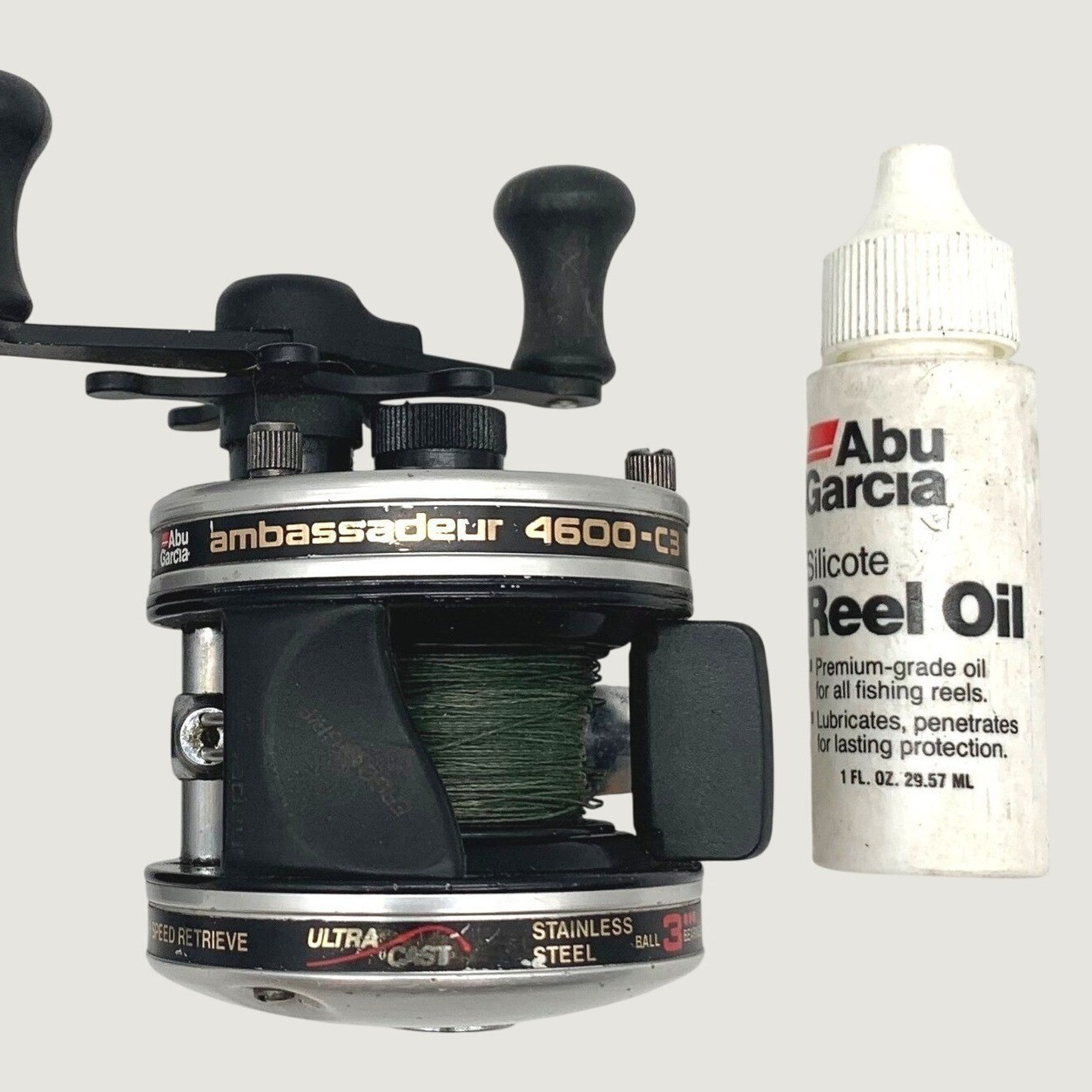 Abu Garcia Ambassadeur 4600-C3 The Original Baitcasting Reel Made in Sweden RH