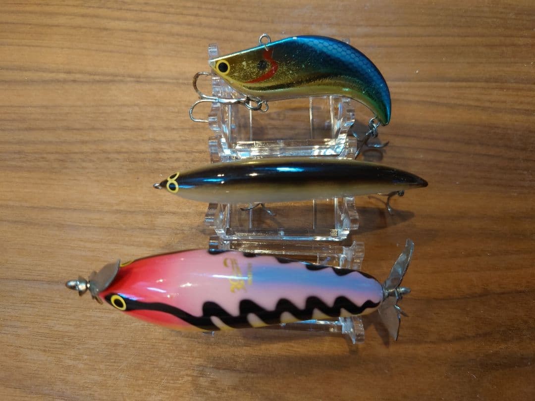 SMITH Lures Cocky Beetle Misty-S Sinking Scratched Hard Lure 3pc Set