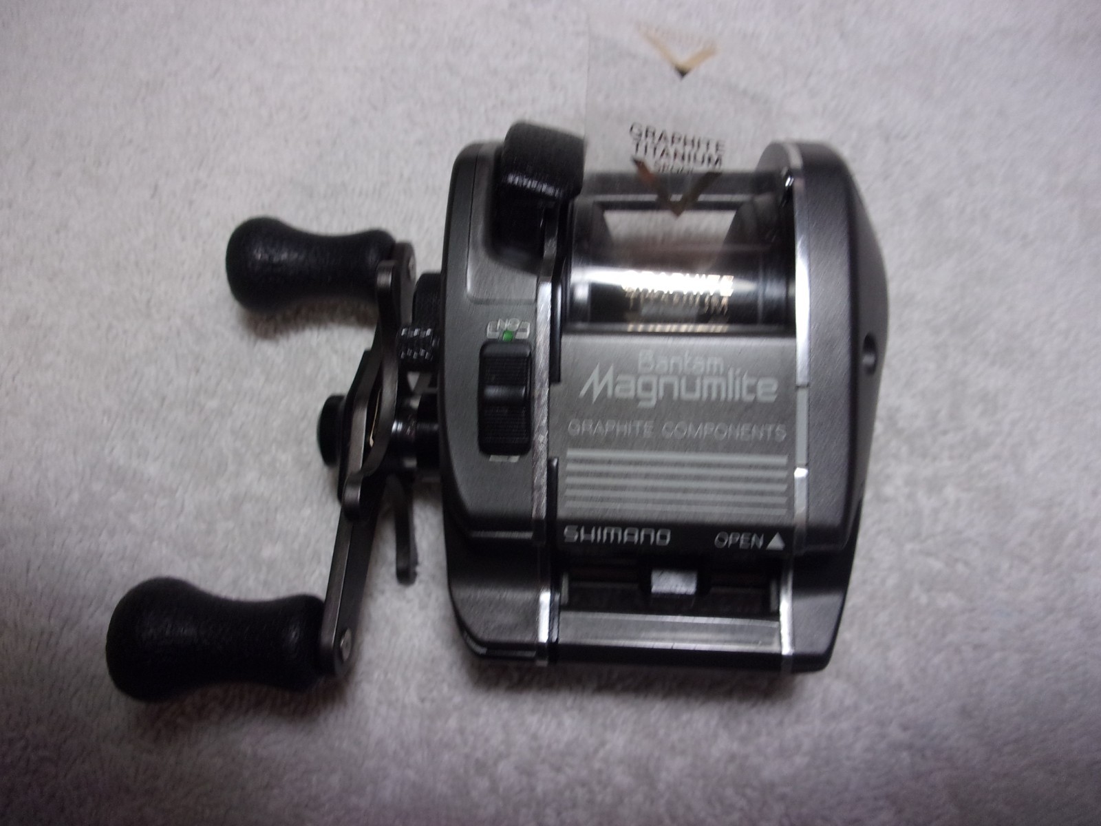Shimano Bantam Magnumlite BG-X 1550SG XHS Reel w/Original Box Manual, Wrench NIB