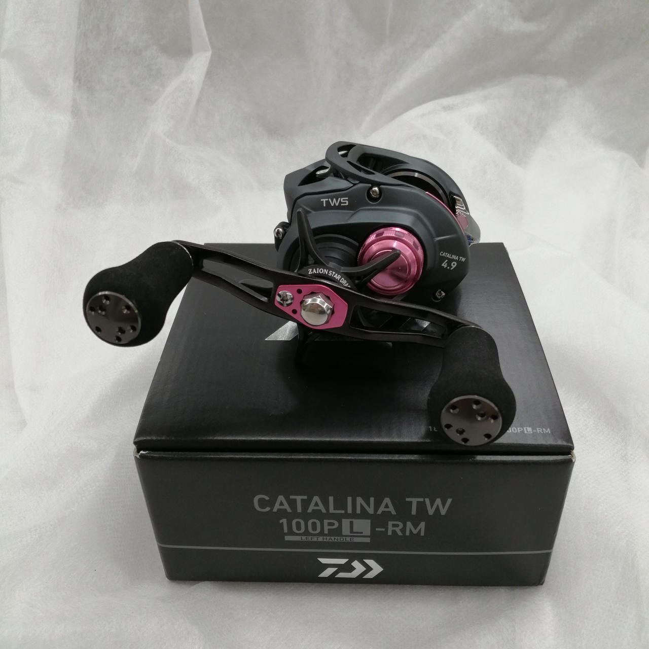 Daiwa Catalina TW100PL-RM Bait Reel 10.2oz/290g, 4.3in/11cm, No Warranty