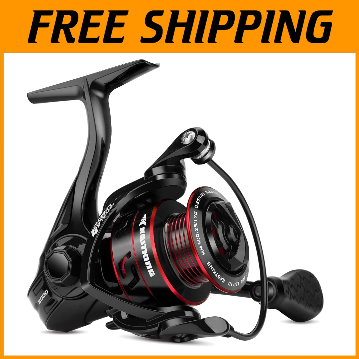 „Colorful Fishing Reel – Bass, Trout, Saltwater Ready“