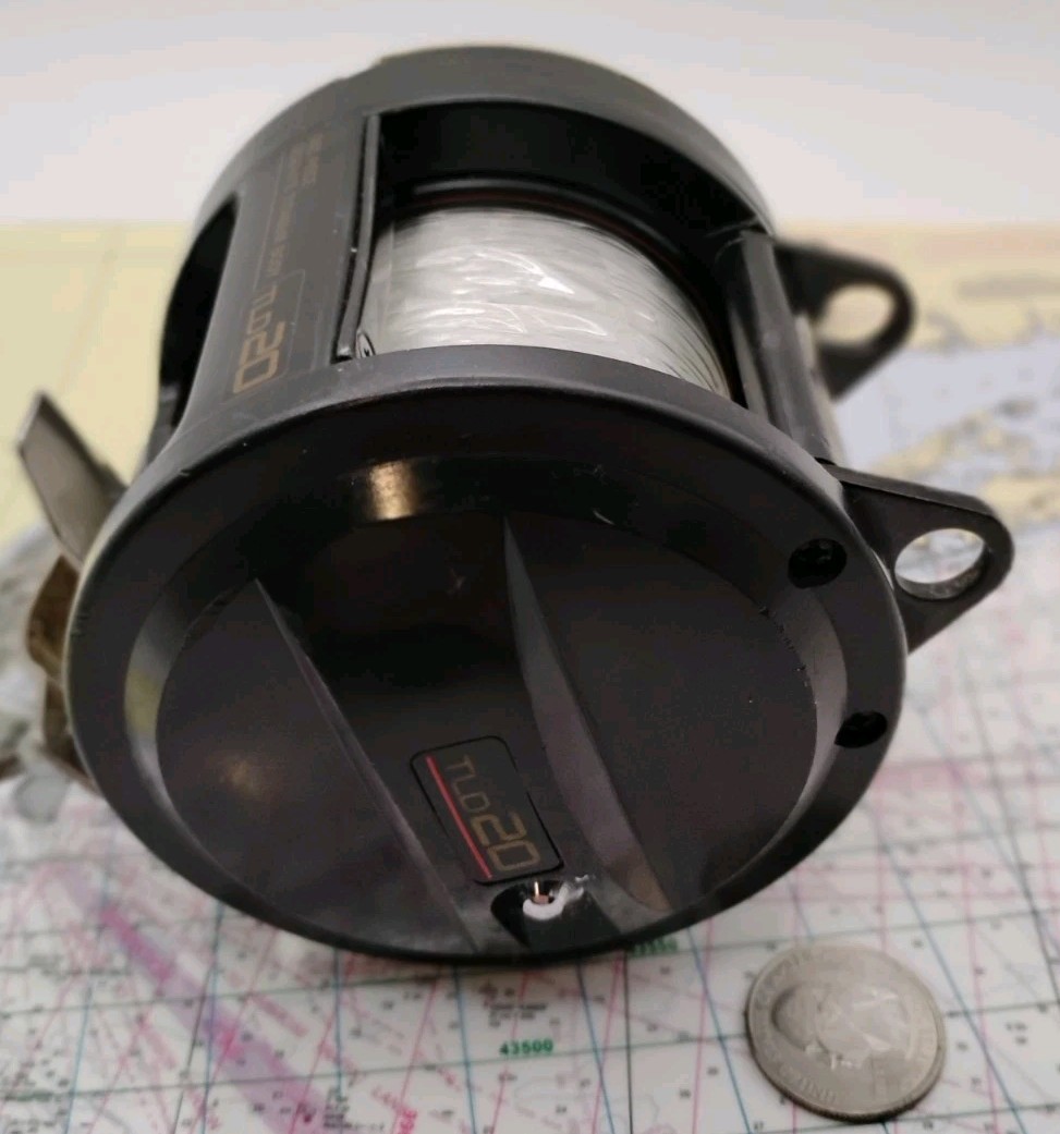 SHIMANO TRITON TLD-20 LEVER-DRAG CONVENTIONAL FISHING REEL *FULLY SPOOLED !!