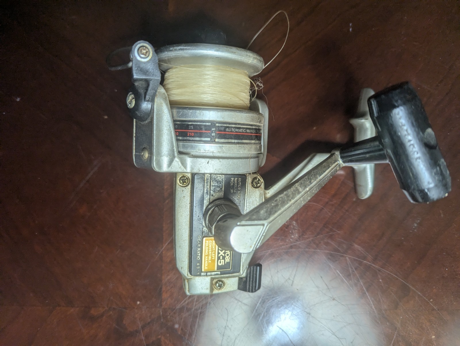 Vintage Ryobi SX-5 Spinning Fishing Reel Made in Japan Right/Left Convertible