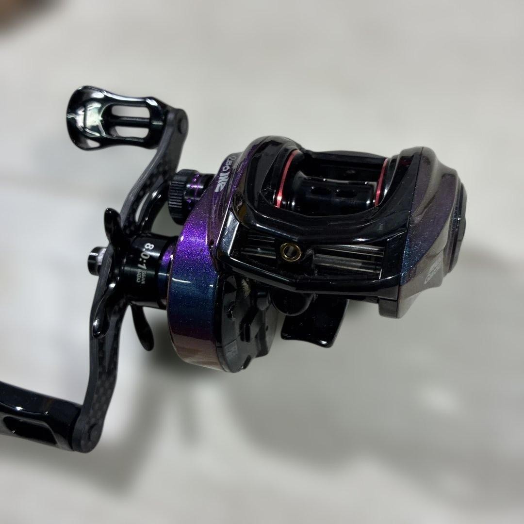 Abu Garcia Revo IKE-SHS Bait Reel 8.0:1 Gear Polar Color Used