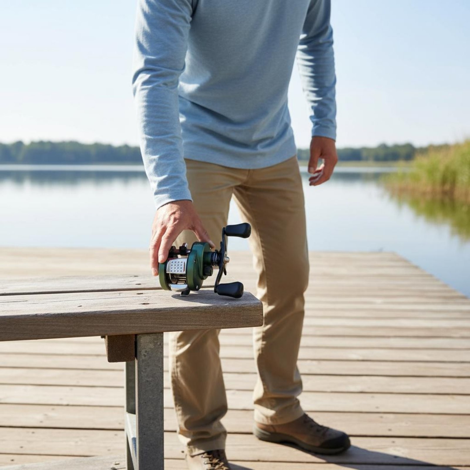 Metal Reel Effortless Retrieve Round Reel
