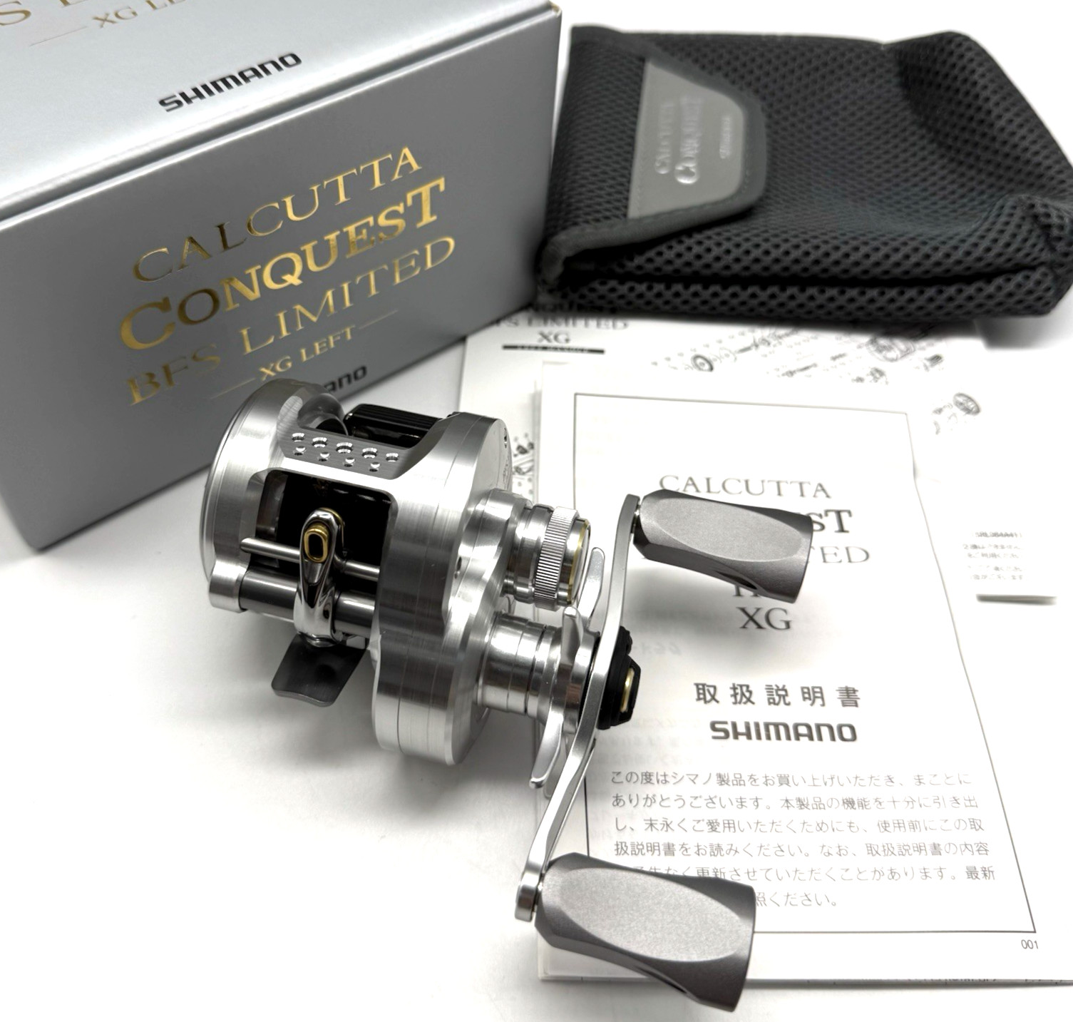 Shimano 26 CALCUTTA CONQUEST BFS LIMITED XG Left Baitcasting Reel JPN „Top Mint“