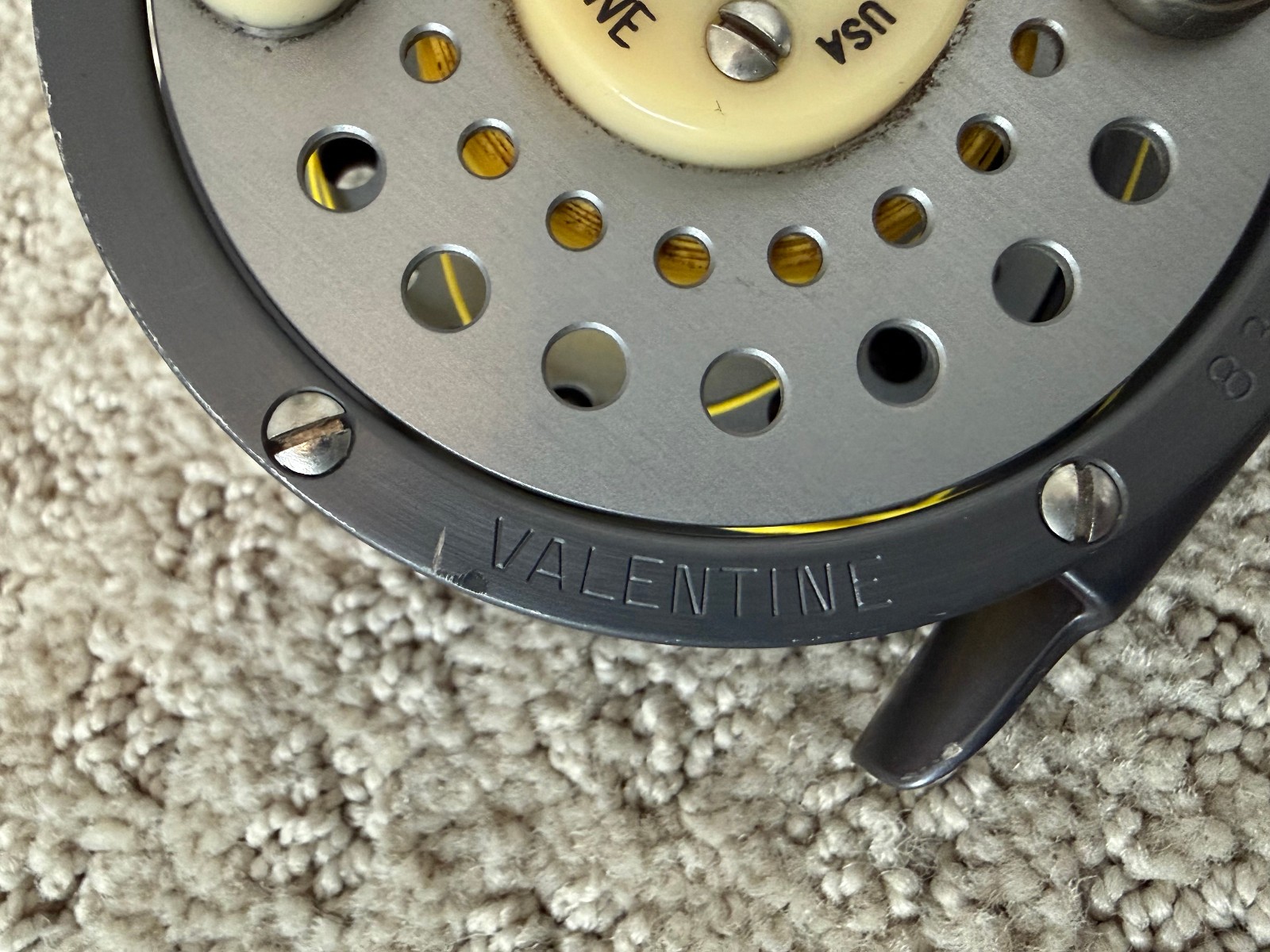 Valentine 83 Fly Fishing Reel. Left Hand Retrieve – Made in USA.