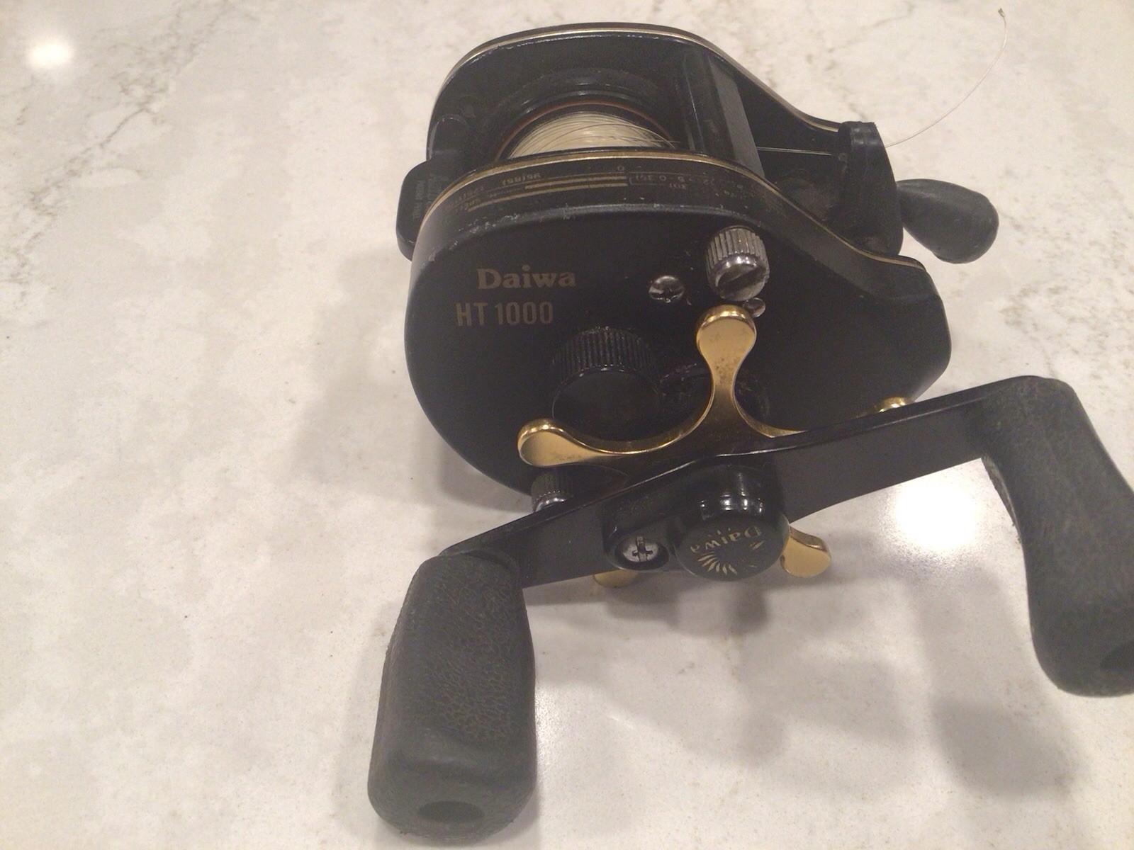 Daiwa HT 1000 Magforce Baitcast Fishing Reel Vintage, Auto Cast, Hi-Speed, RH