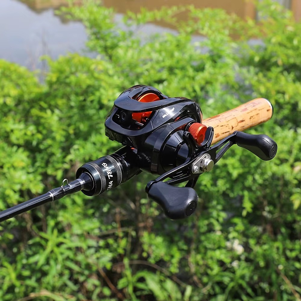 Baitcasting Reels 6.3/7.2:1 8KG Max Drag Fresh Saltwater Fishing Reel L/R Hand