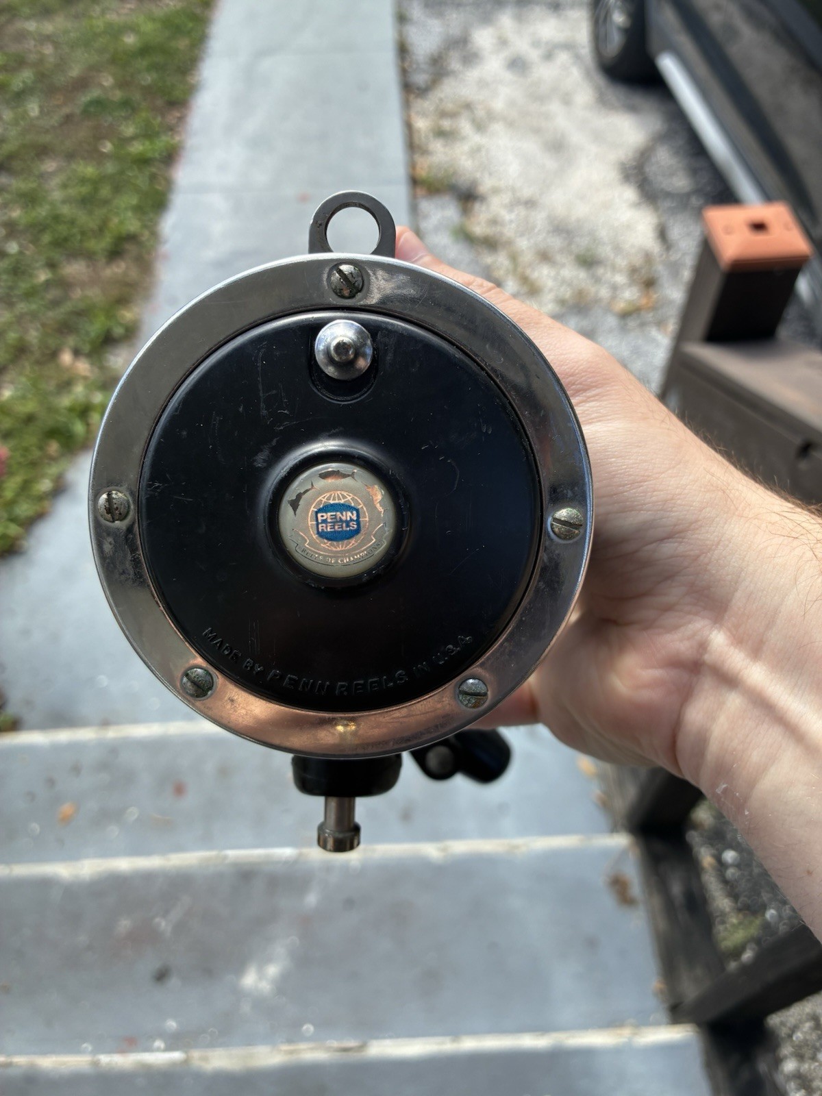 Penn 245LD Graphite 4 Ball Bearing 4:1 Conventional Fishing Reel Working Cond.