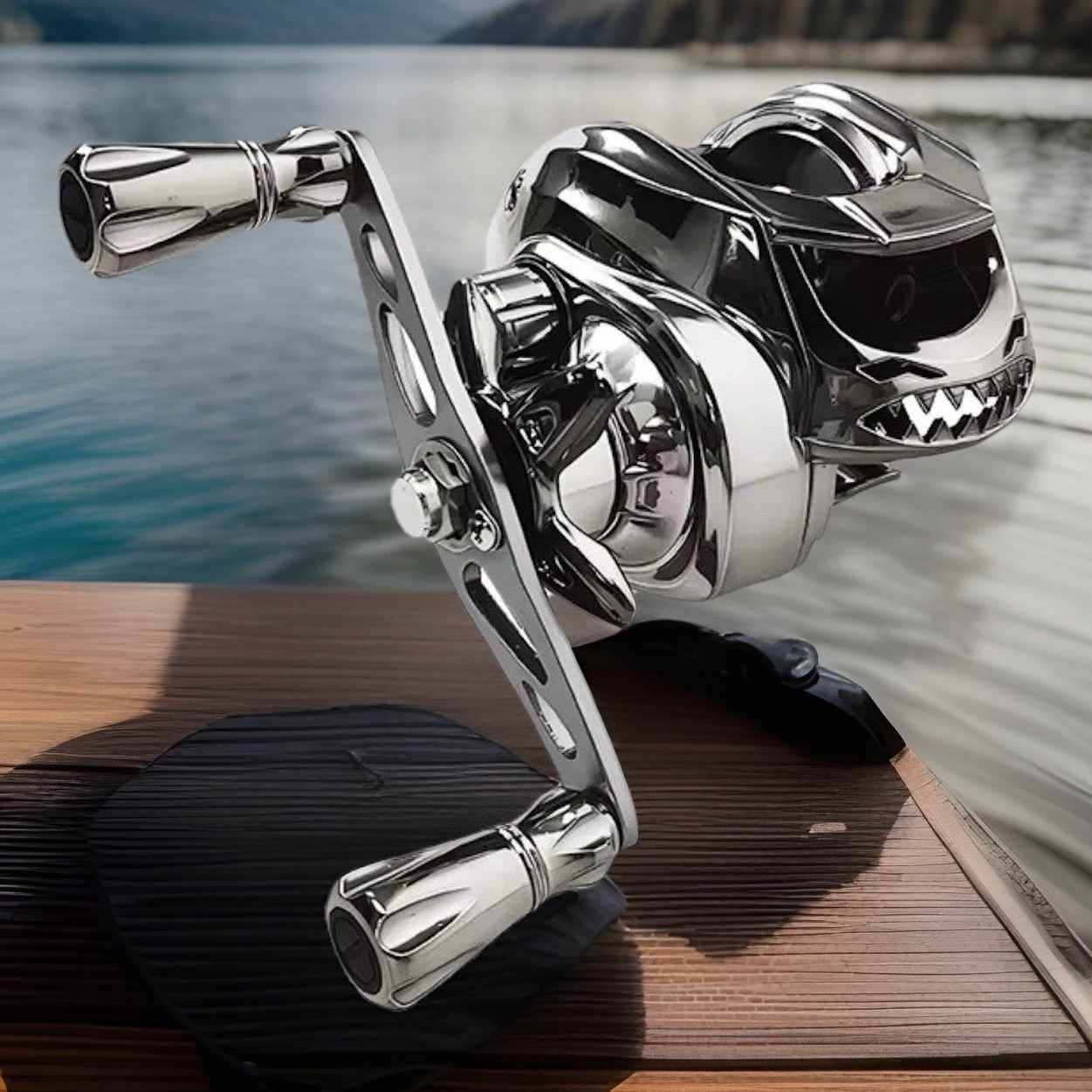 Baitcasting Fishing Reel Right Hand 7.2:1 High Speed 10kg Magnetic Brake Durable