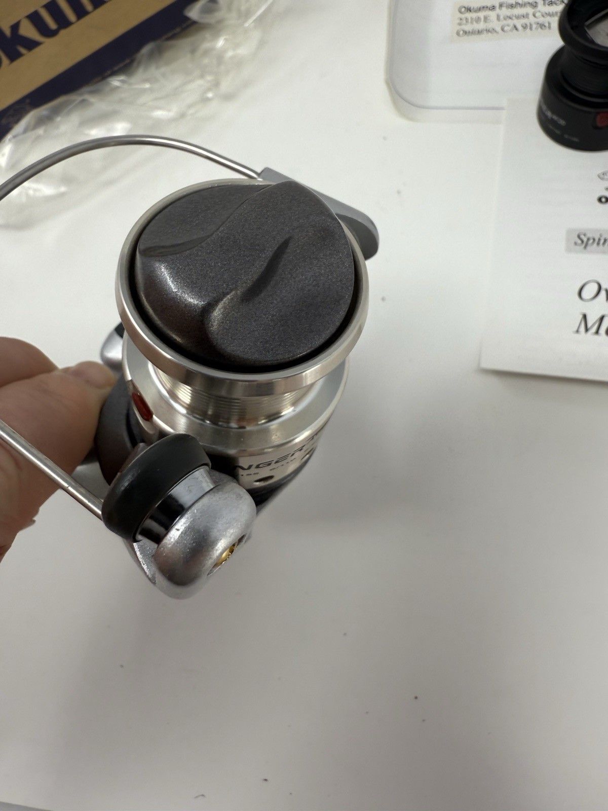 NOS Okuma Avenger AV-20 Spinning Reel ~ New W/box – Extra Spool