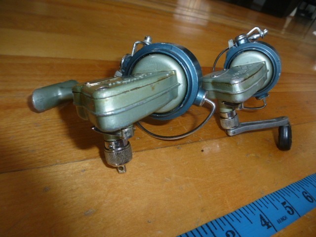 2 Vintage Fishing Reels, Spin Mitey, Italian design, Alcedo etc , reels deals