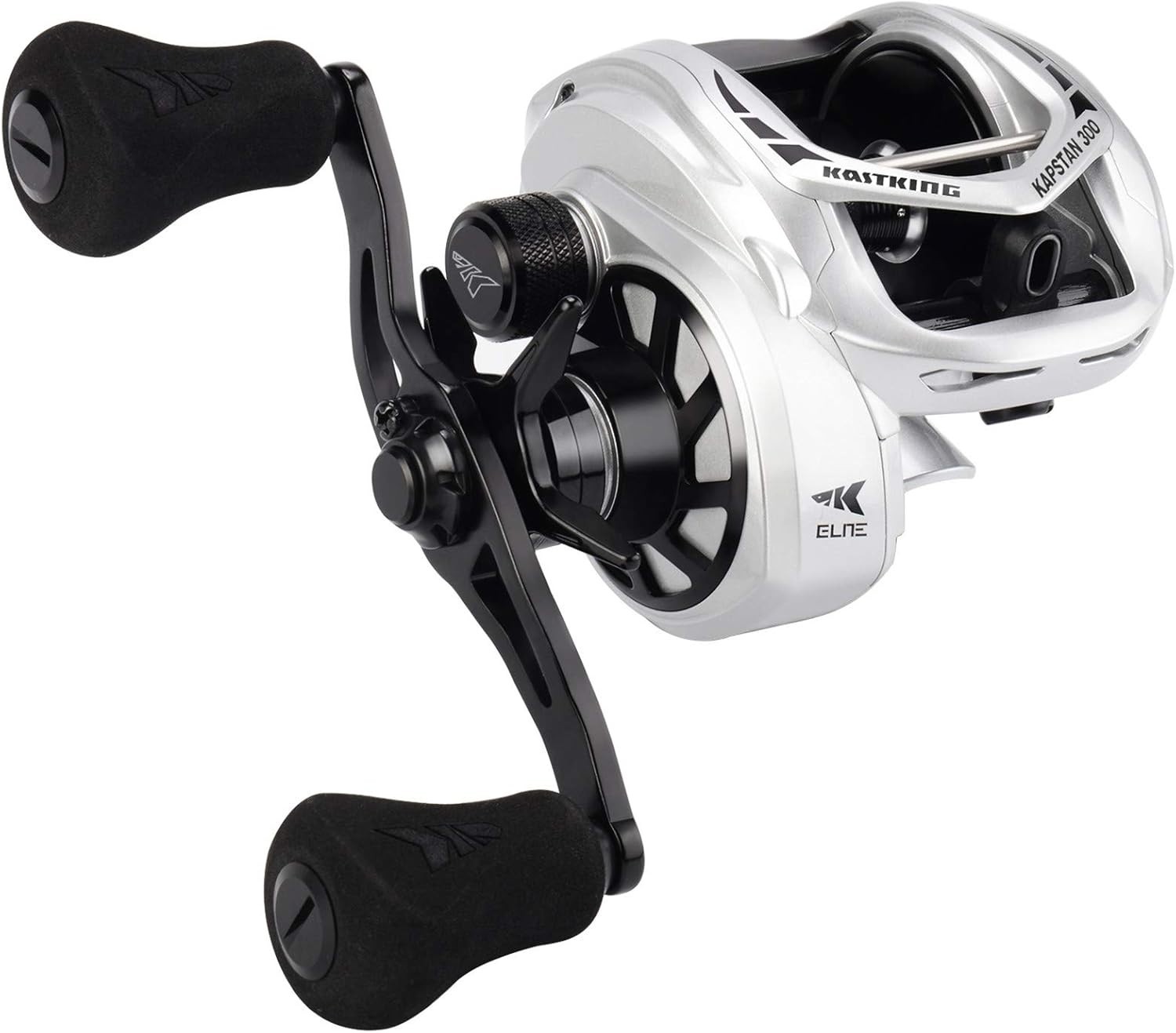 High-Performance Kapstan Elite 300 Fishing Reel, 5.4:1 Ratio, Low Profile Design
