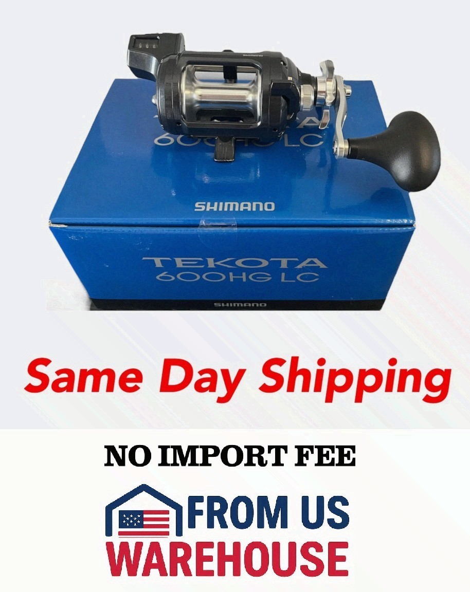 NEW SHIMANO TEKOTA 600 LINE COUNTER CONVENTIONAL REEL 6.3:1 TEK600HGLCA