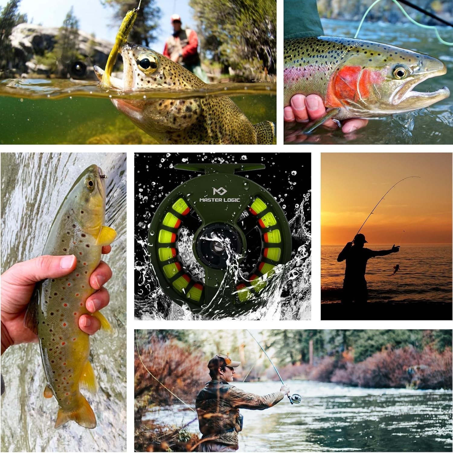 Durable 5/6wt Fly Reel with Smooth Drag – Perfect for Freshwater and Saltwater